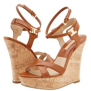 Michael Kors Shana Wedge Sandal Size 9